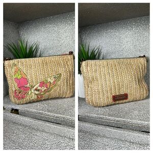 Sakroots Butterfly Campus Mini Pouch Bag Crossbody Peace Boho Hippie